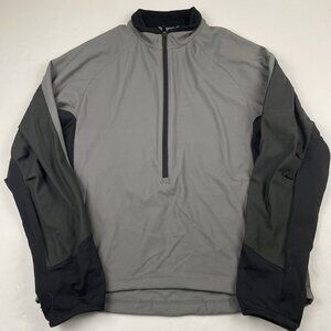 Rei 1/2 Zip Active Pullover Windbreaker Men’s M Pocket Thumb Holes Run Hike